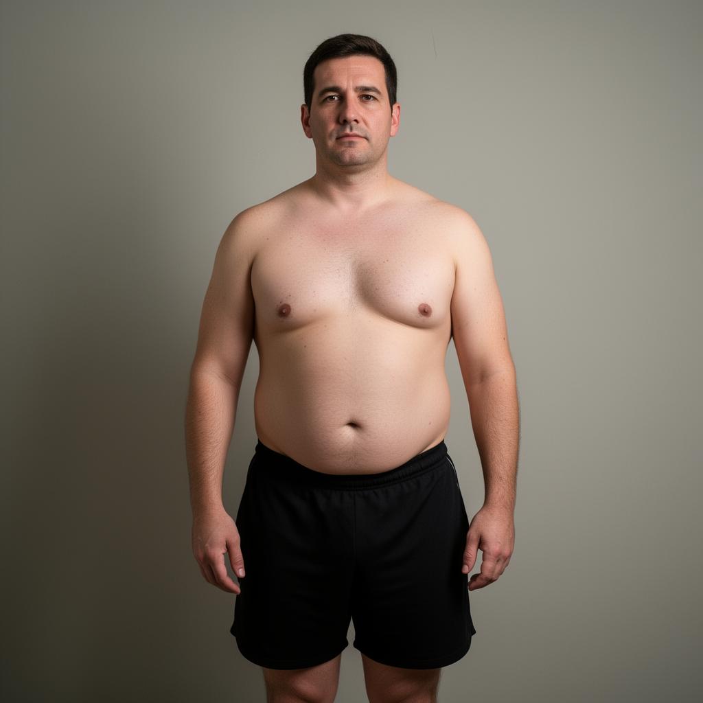 Client transformation — before starting FITology meal plan coaching